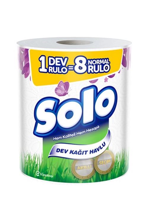 Solo Kağıt Havlu Dev Rulo (1=8)