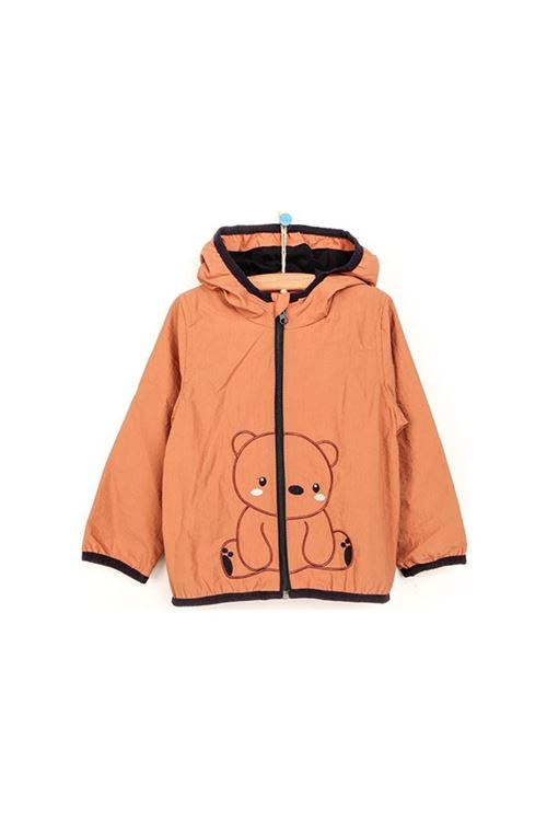 Verscon Basic Beli Lastikli Erkek Bebek Yağmurluk