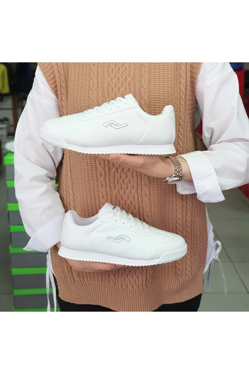 Jump 1770-28165 Anatomik Tabanlı Unisex Sneakers Ayakkabı siyah beyaz. 39 numara