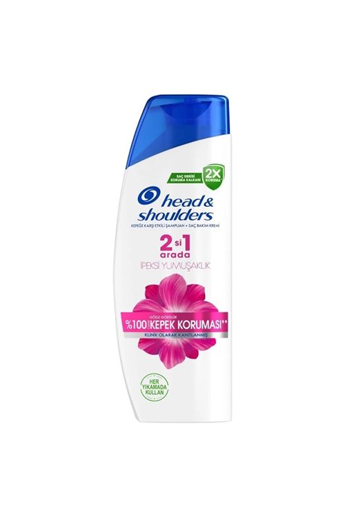 Head & Shoulders İpeksi Yumuşaklık 2'si 1 Arada Kepeğe Karşı Etkili Şampuan 330 ml