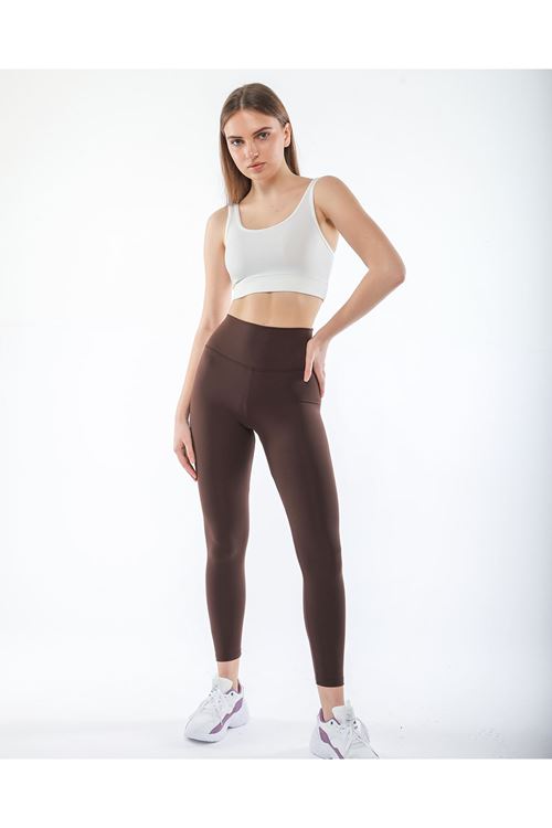 İNCEBELLİ NANOFİT DÜZ SPORCU TAYT