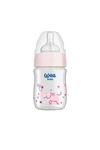 139 Klasik Plus Geniş Ağızlı Isıya Dayanıklı Cam Biberon 120 ml Pembe